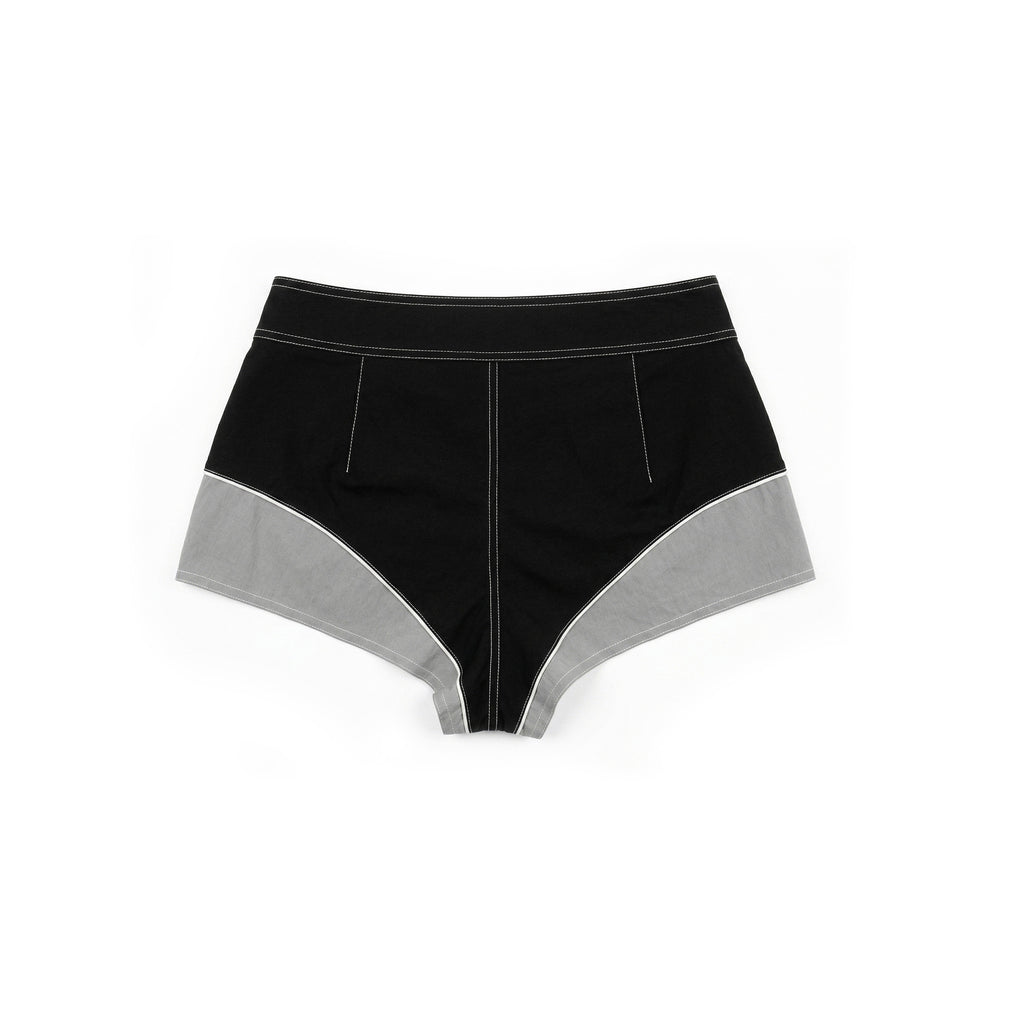 90s High Waist Lace-Up Board Short