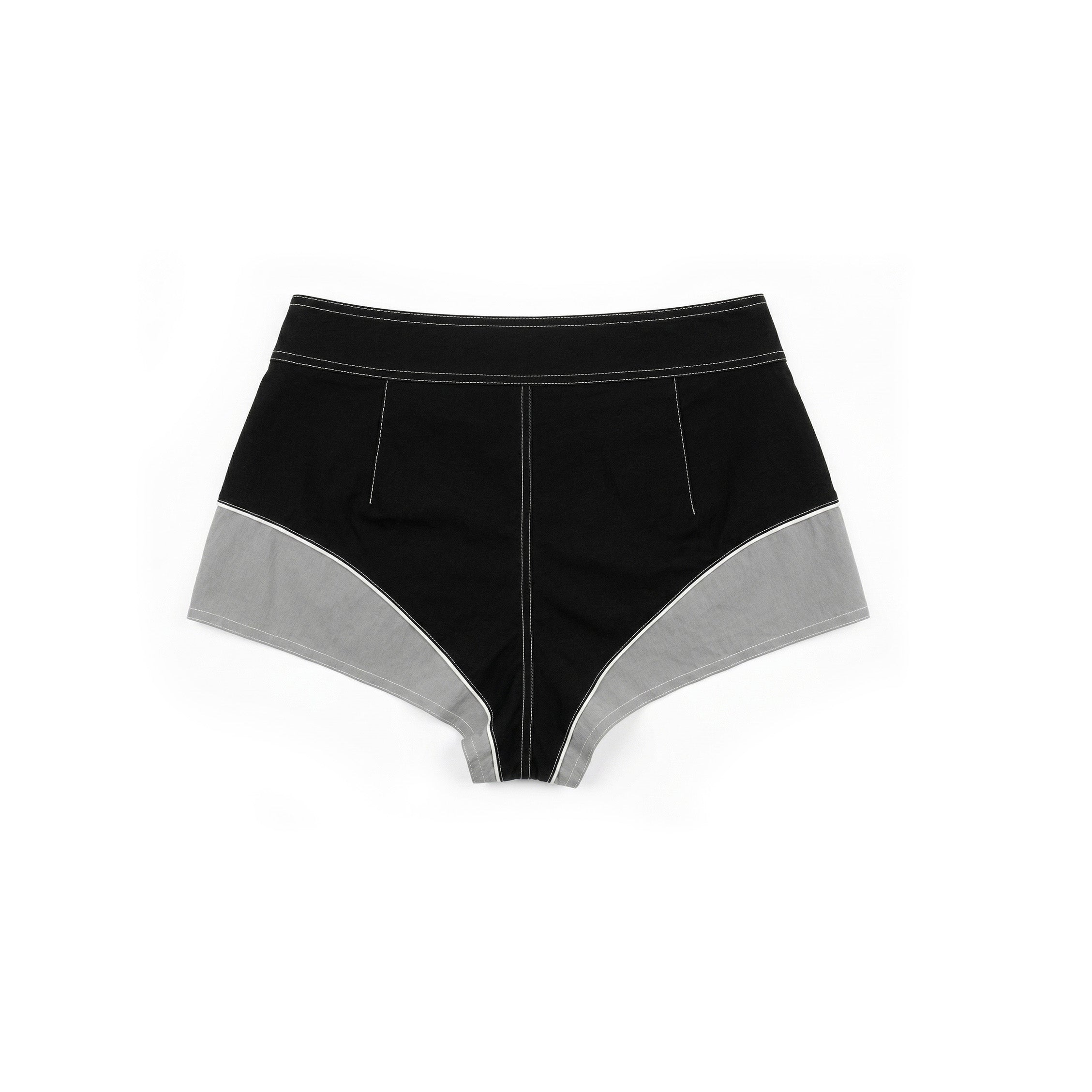 90s High Waist Lace-Up Board Short