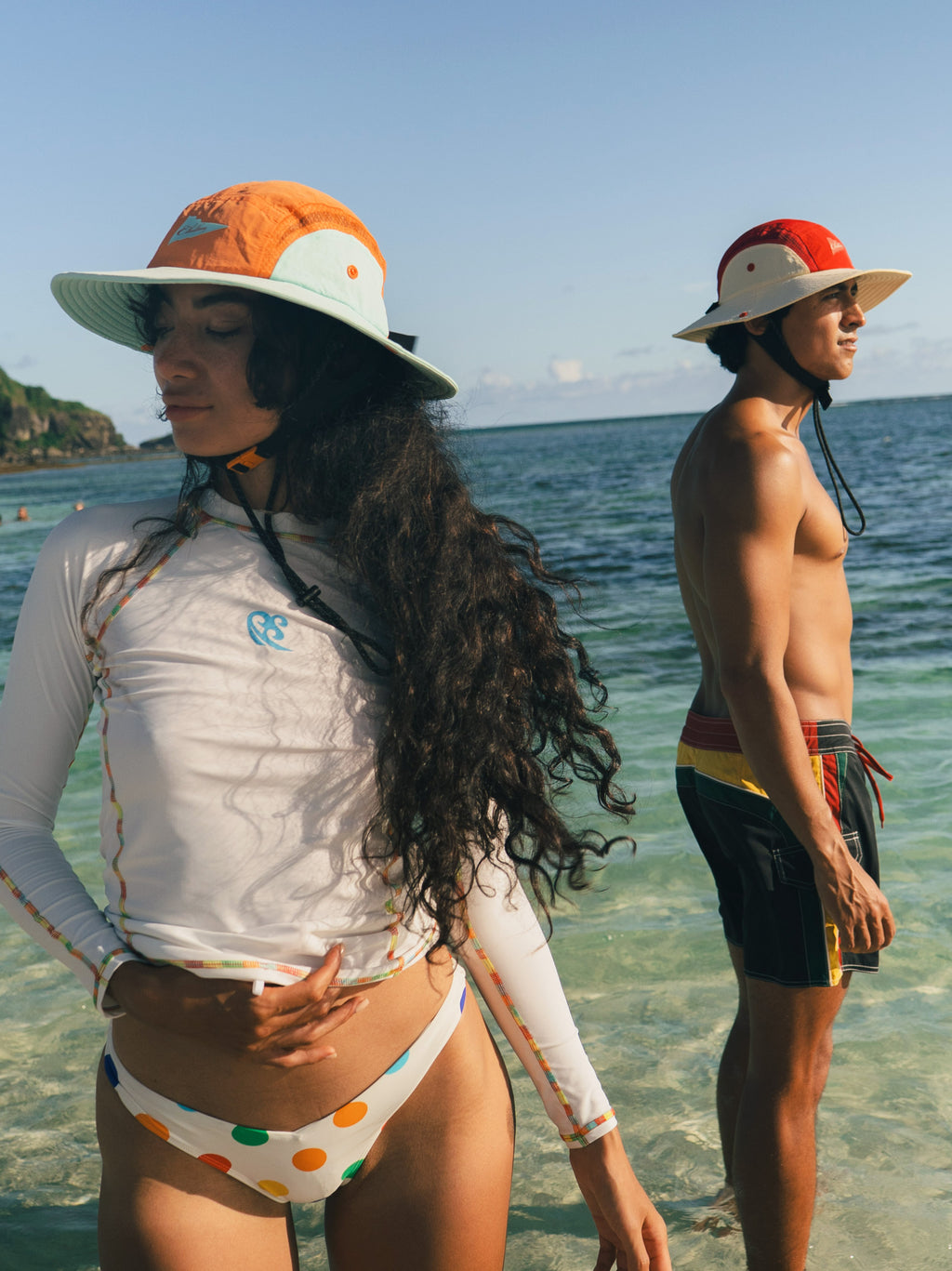 SunCutter 2 Colorblock Surf Hat