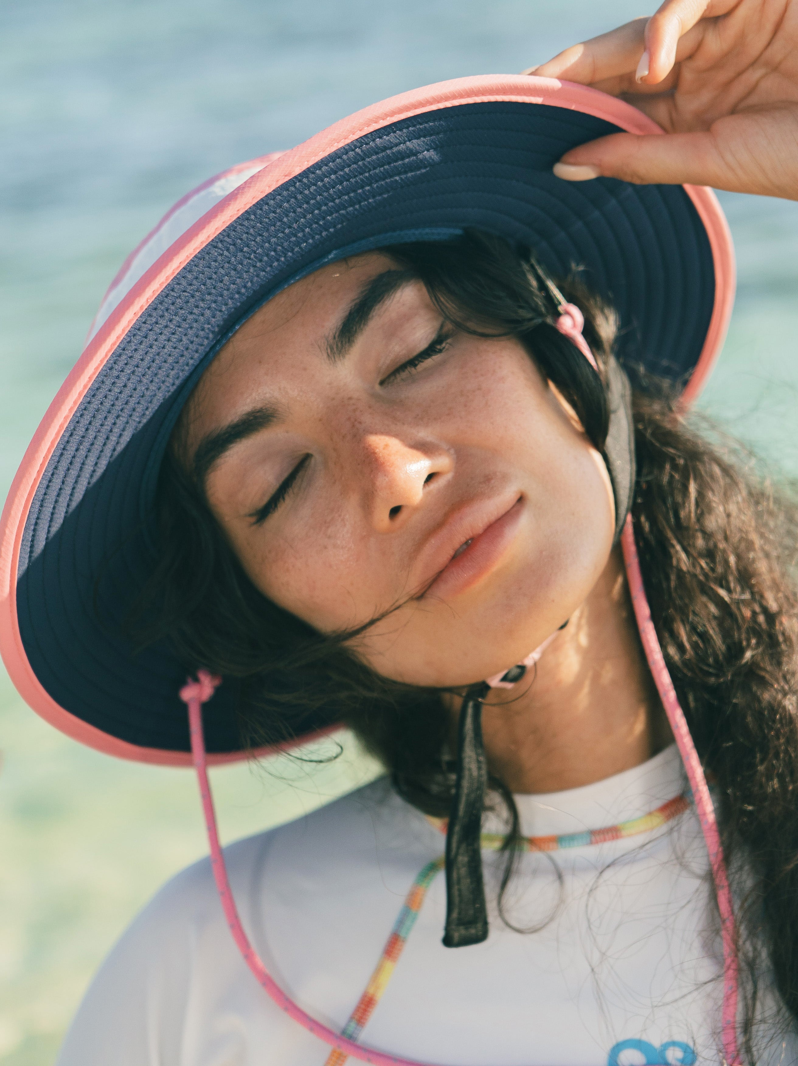 SunCutter Retro Wide Brim Surf Hat
