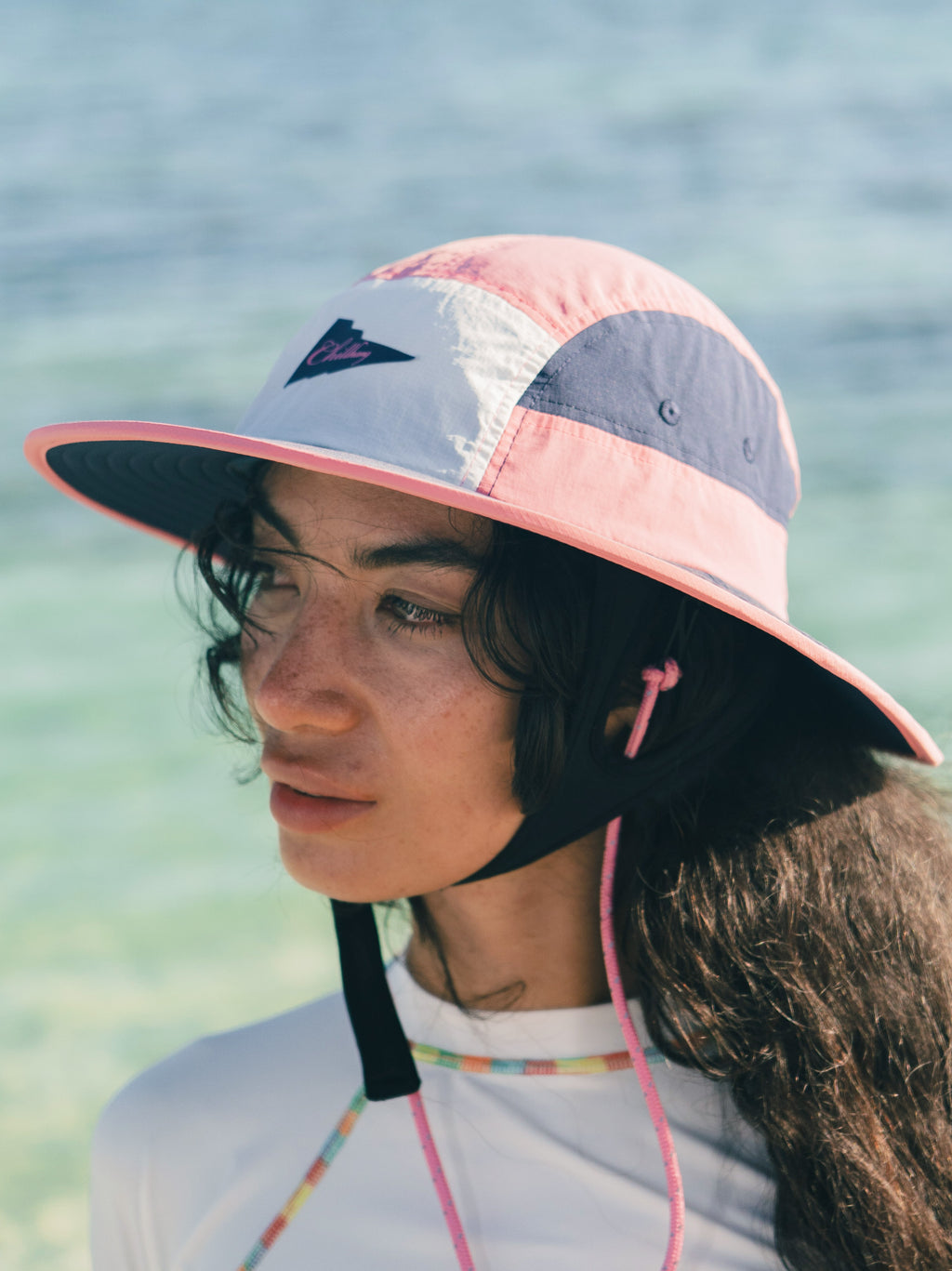 SunCutter Retro Wide Brim Surf Hat