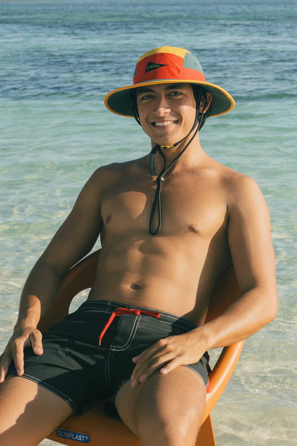 SunCutter Retro Wide Brim Surf Hat