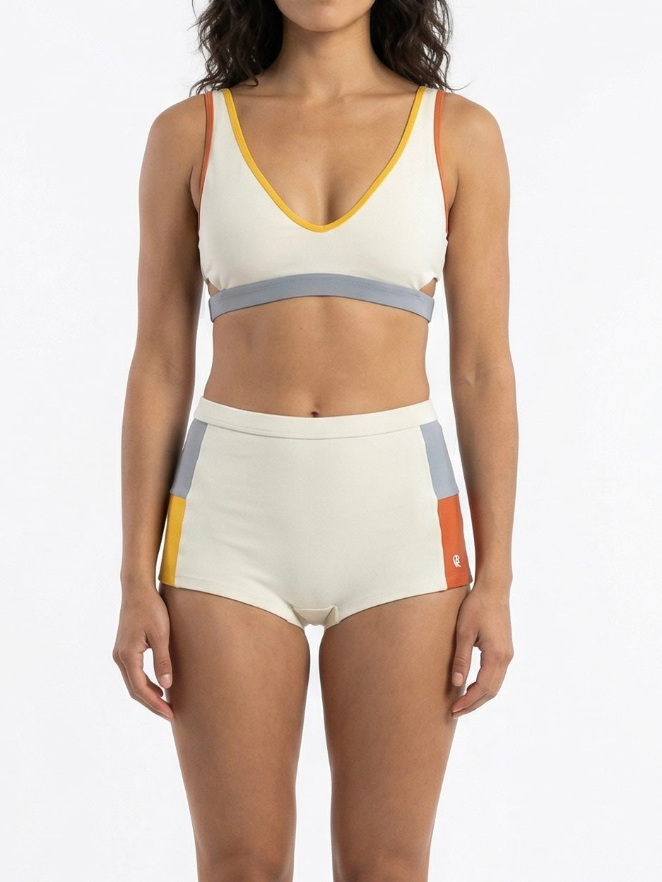 Colourblock Sporty Bikini Set